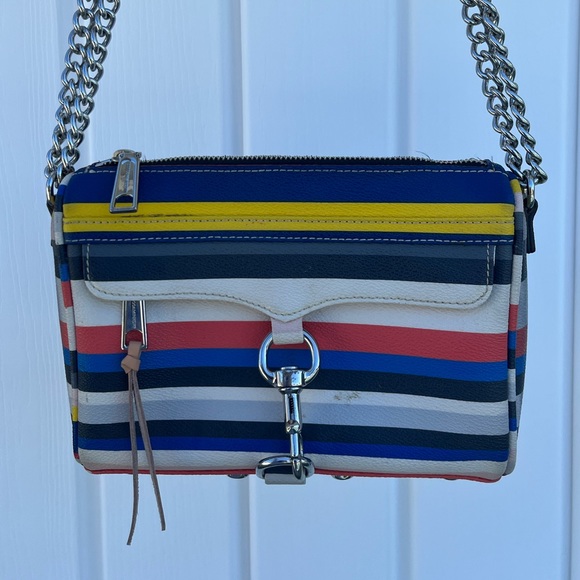 REBECCA MINKOFF — M.A.C. Crossbody Clutch (Multicolor) — Adjustable Chain Strap - Picture 3 of 11
